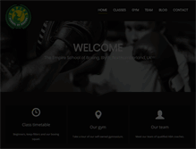 Tablet Screenshot of empire-boxing.com